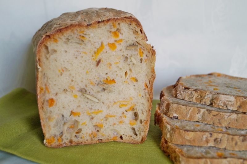 Chleb z dynią na zakwasie