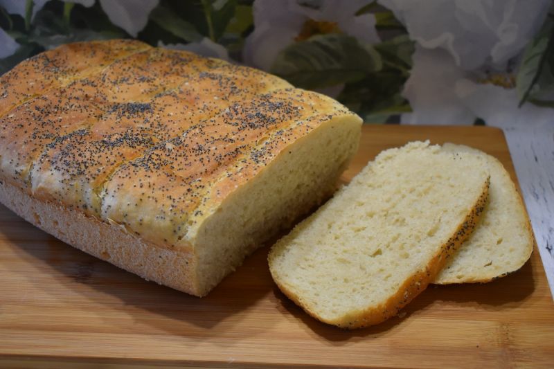 Chleb z naczynia żaroodpornego