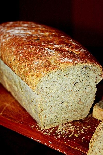 Chleb z pestkami dyni i otrębami żytnimi