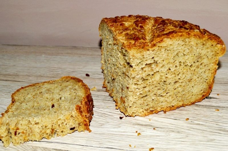 Chleb z płatkami i otrębami owsianymi Chleb z płatkami i otrębami owsianymi