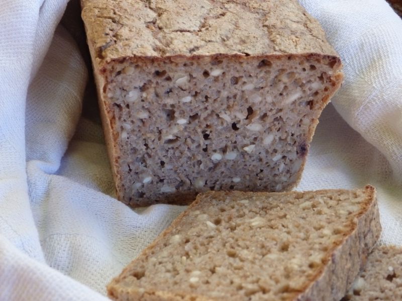 Chleb żytni na zakwasie ze słonecznikiem