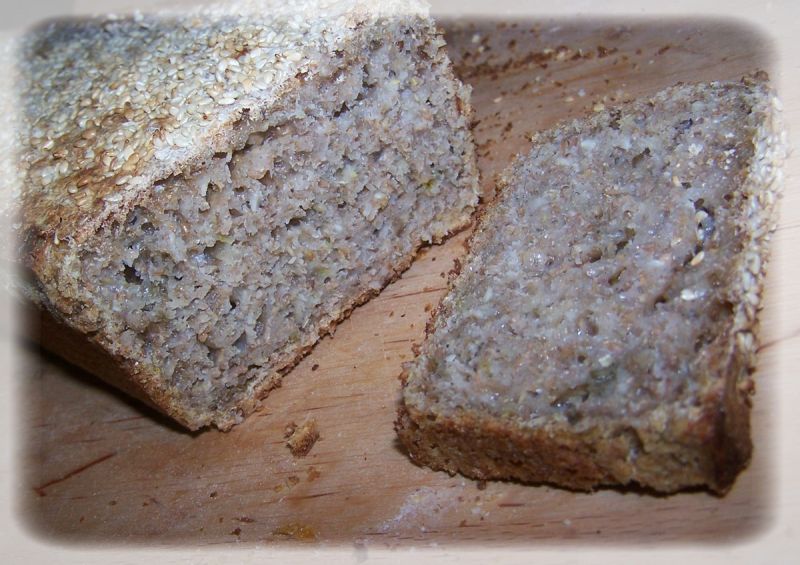 Chleb żytni z sezamem