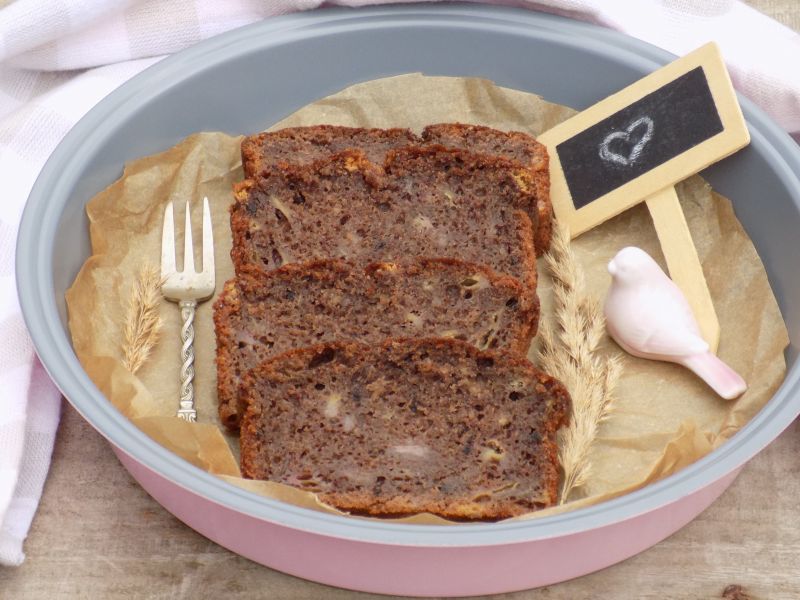 Chlebek bananowo-kakaowy