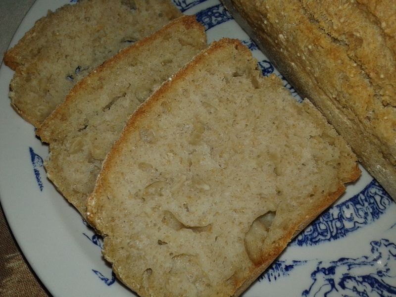 Chlebek na oleju sezamowym z otrębami owsianymi