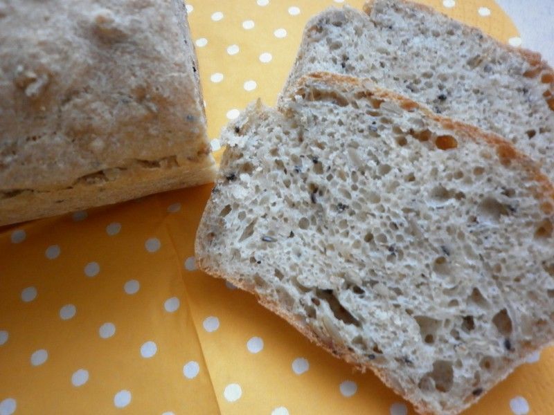 Chlebek ostropestowy na oleju z pestek winogron