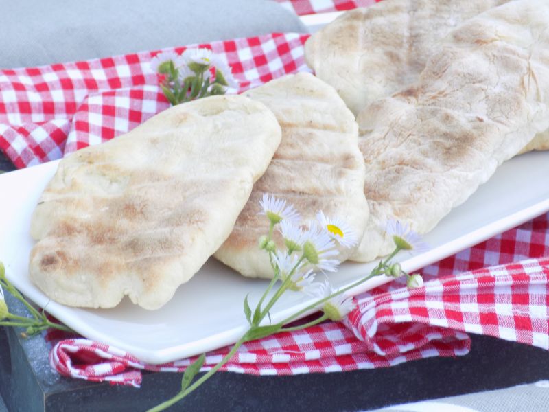 Chlebki pieczone na grillu 