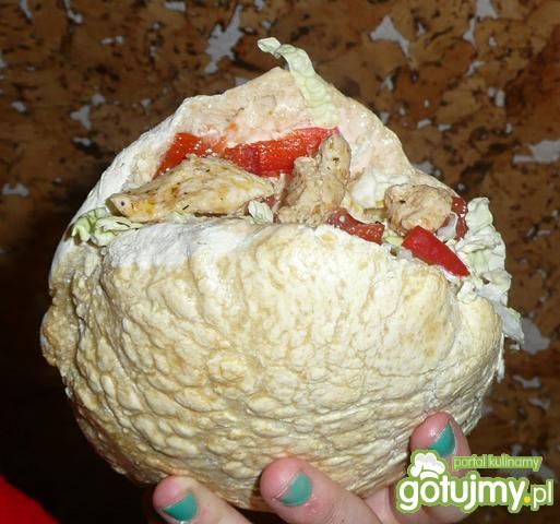 Chlebki pita z farszem 