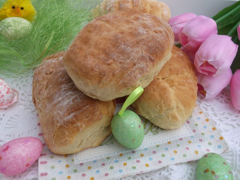 Chlebki wielkanocne do koszyka