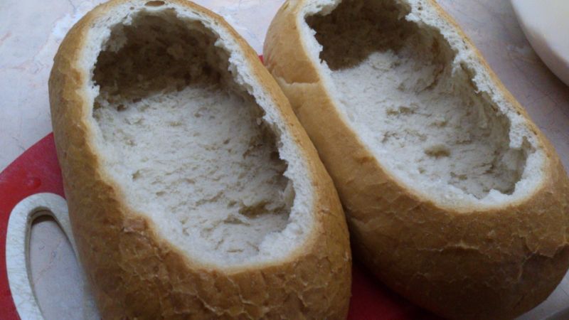 Chlebowa zapiekanka po wiejsku