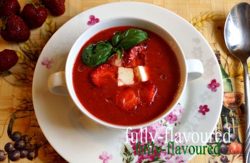 Chłodnik arbuzowo-truskawkowy 