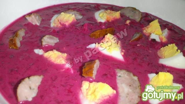 Chłodnik litewski słodko-kwaśny