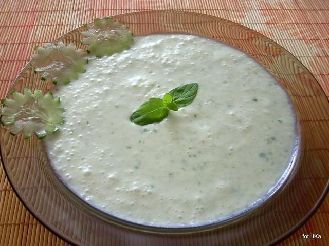 Chłodnik ogórkowo-gruszkowy