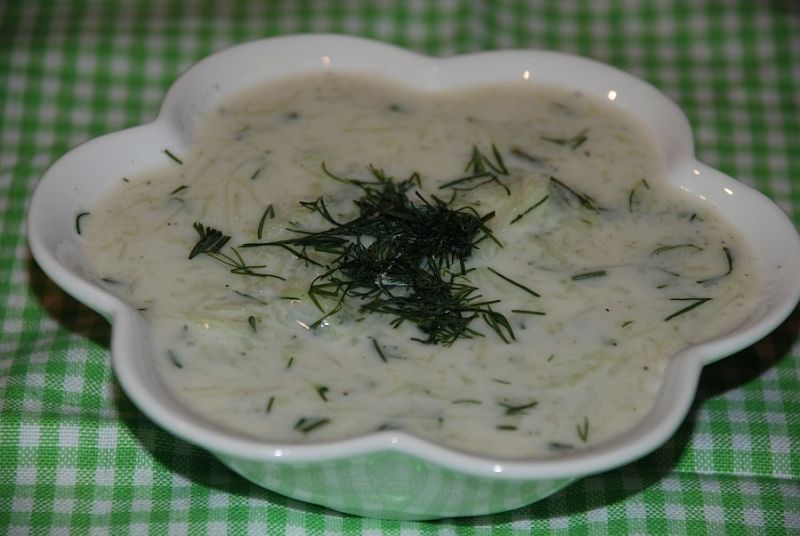 Chłodnik ogórkowy z koperkiem