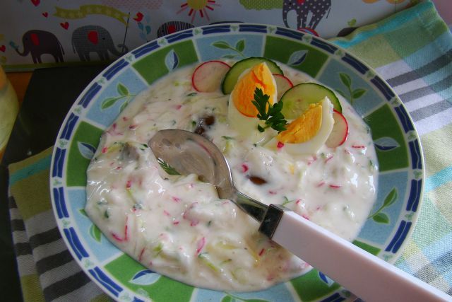 Chłodnik ogórkowy z rzodkiewką Chłodnik ogórkowy z rzodkiewką