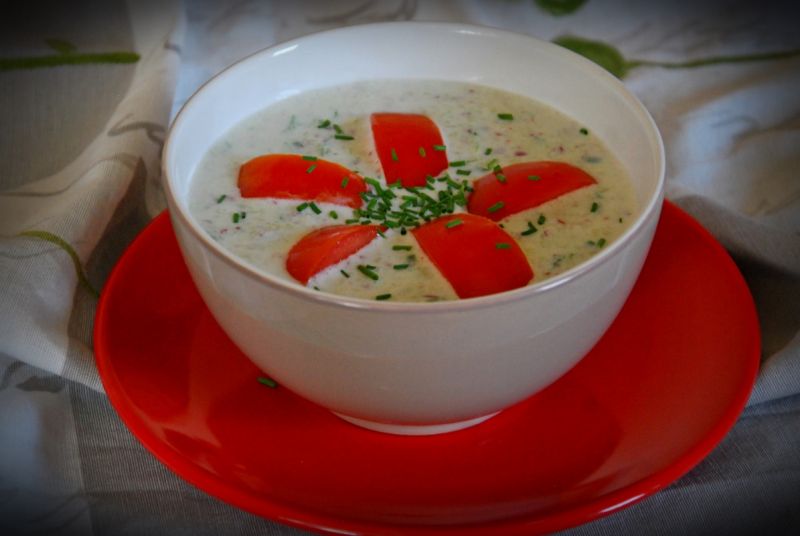 Chłodnik rzodkiewkowo-ogórkowy 