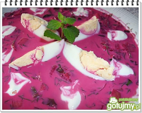 Chłodnik z botwinką Eli