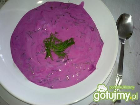 Chłodnik z botwinki.