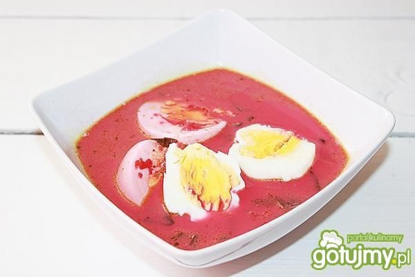 Chłodnik z jajem