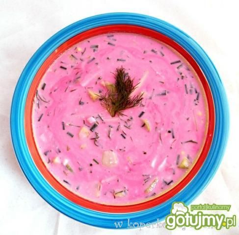 Chłodnik z kalarepką Chłodnik z kalarepką