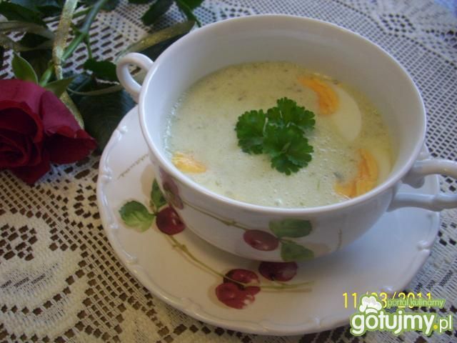 Chłodnik z kiszonych ogórków Chłodnik z kiszonych ogórków