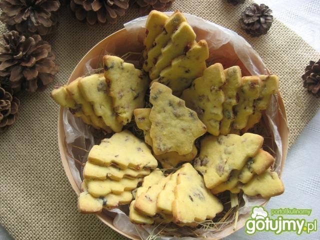 Choinki z żurawiną