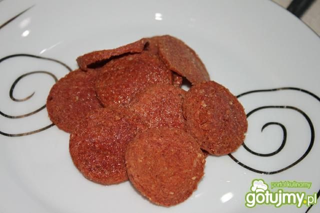 Chrupaki z salami  Chrupaki z salami