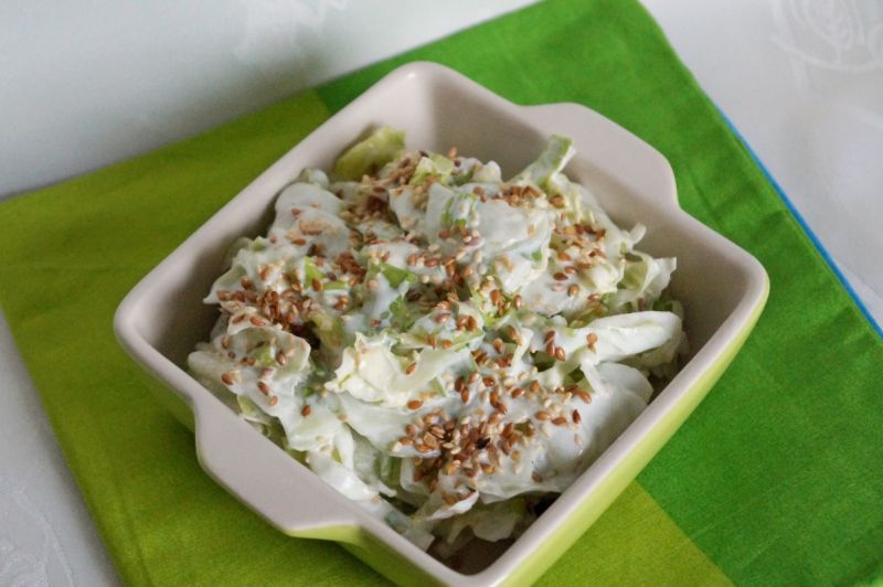 Chrupiąca mizeria z ziarnami Chrupiąca mizeria z ziarnami