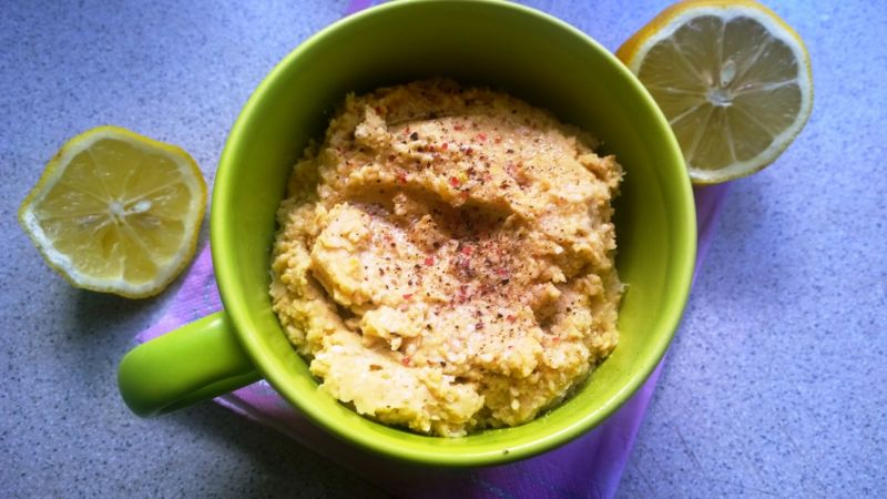 "Chrupiąca" pasta z cieciorki