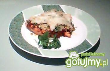 chrupiąca pierś pod pomidorowym kocykiem chrupiąca pierś pod pomidorowym kocykiem