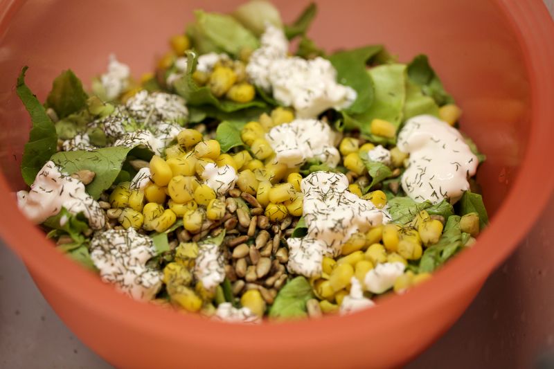 Chrupiąca sałata, słodka, słonecznikowa i arganowa