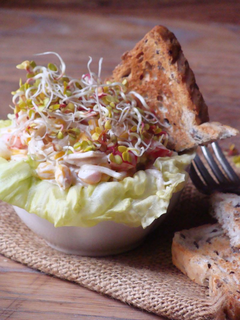 Chrupiąca sałatka z selerem