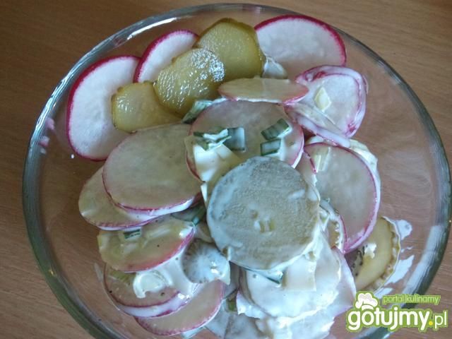 Chrupiąca surówka z rzodkiewką