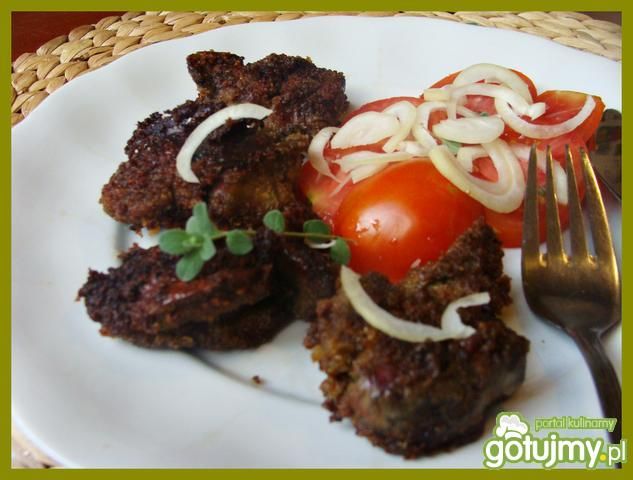 Chrupiąca wątróbka drobiowa Chrupiąca wątróbka drobiowa