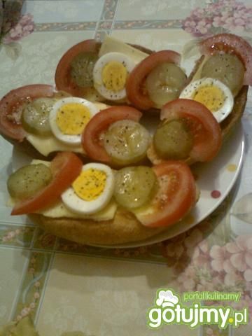 Chrupiące grzanki z jajkiem