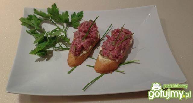 Chrupiące kanapeczki z tatarem