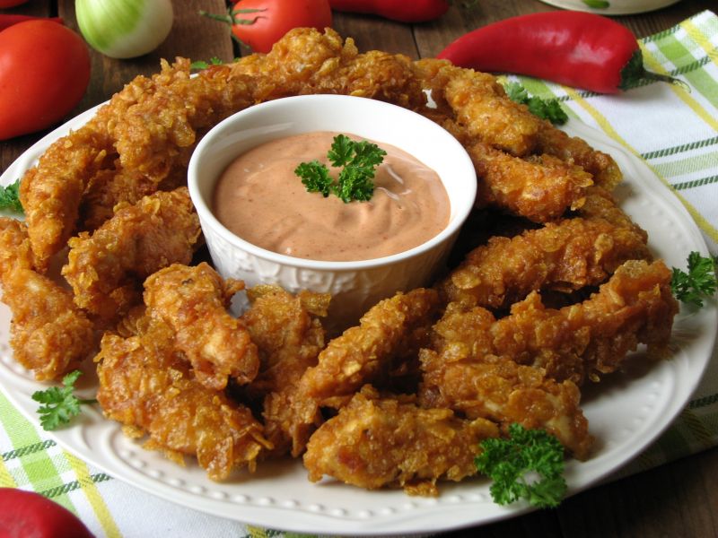 Chrupiące kąski z kurczaka