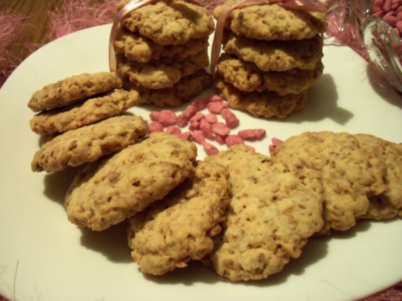 Chrupiące owsiane ciasteczka