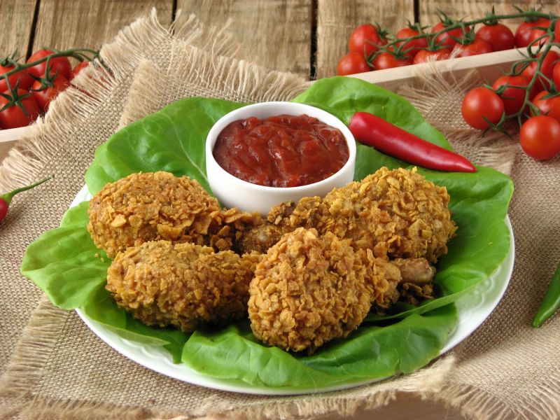 Chrupiące pałki z kurczaka a la KFC 