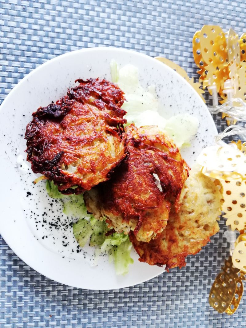 Chrupiące placki ziemniaczane