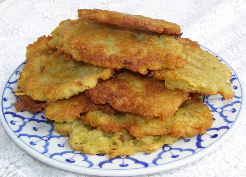 Chrupiące placki ziemniaczane