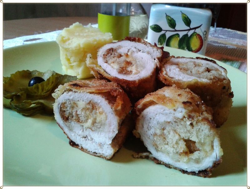 Chrupiące roladki schabowe