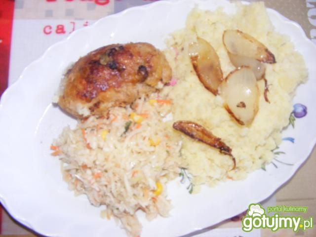 Chrupiące roladki z szynki.