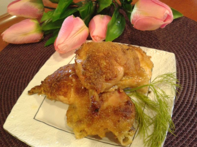 Chrupiące udka z majonezem