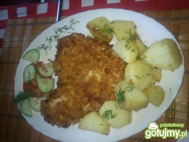 Chrupiący kotlet drobiowy Chrupiący kotlet drobiowy