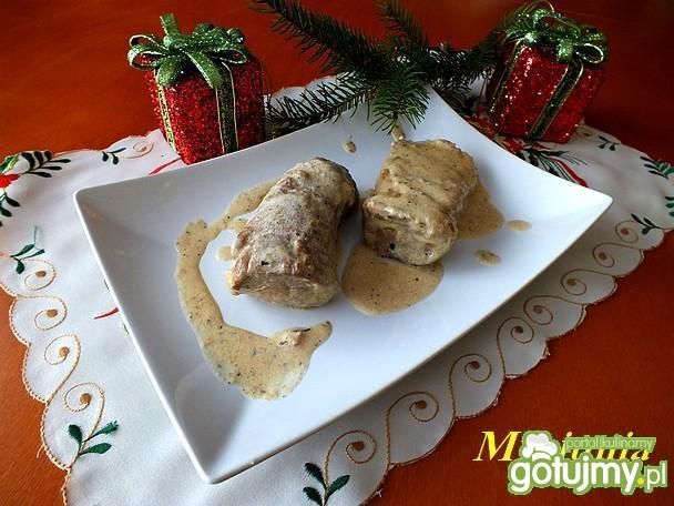 Chrzanowa polędwica w śmietanowym sosie