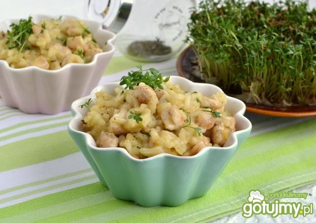 Chrzanowe risotto z kurczakiem