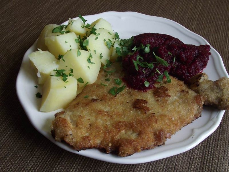 Chrzanowy kotlet schabowy  Chrzanowy kotlet schabowy