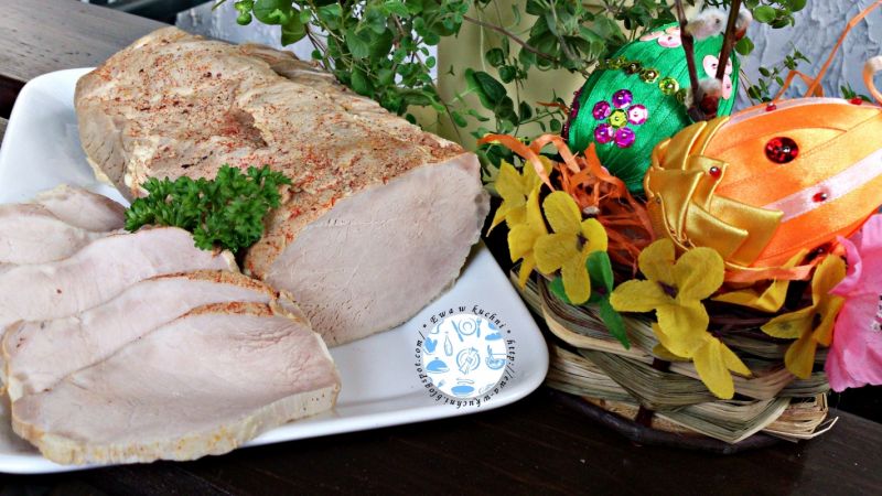 Chrzanowy schab gotowany