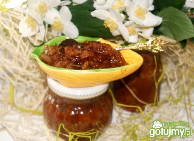 Chutney z  rabarbaru z gruszką  Chutney z  rabarbaru z gruszką