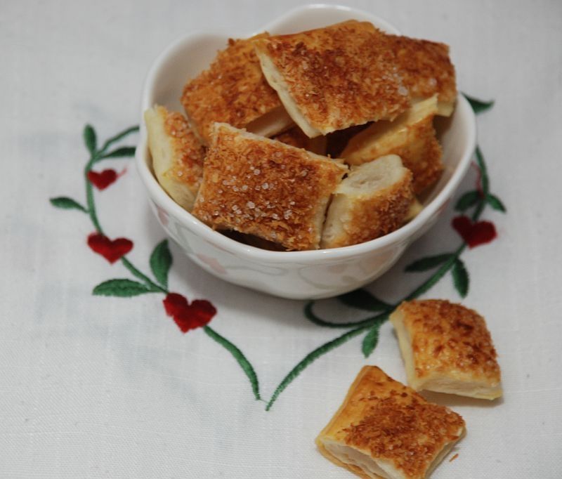 Ciacha francuskie z kokosem